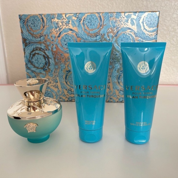 Versace Turquoise Fragrance and Lotion Gift Set